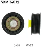 Umlenk-/Führungsrolle, Keilrippenriemen SKF VKM 34031