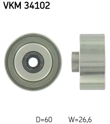 Umlenk-/Führungsrolle, Keilrippenriemen SKF VKM 34102 Bild Umlenk-/Führungsrolle, Keilrippenriemen SKF VKM 34102