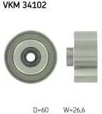 Umlenk-/Führungsrolle, Keilrippenriemen SKF VKM 34102