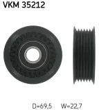 Umlenk-/Führungsrolle, Keilrippenriemen SKF VKM 35212