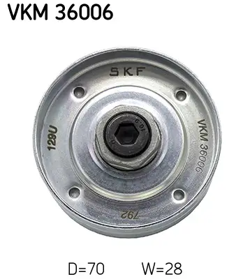 Umlenk-/Führungsrolle, Keilrippenriemen SKF VKM 36006