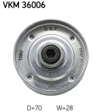 Umlenk-/Führungsrolle, Keilrippenriemen SKF VKM 36006