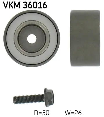 Umlenk-/Führungsrolle, Keilrippenriemen SKF VKM 36016