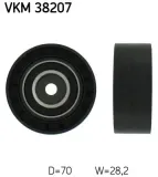 Umlenk-/Führungsrolle, Keilrippenriemen SKF VKM 38207