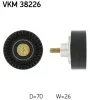 Umlenk-/F&uuml;hrungsrolle, Keilrippenriemen SKF VKM 38226