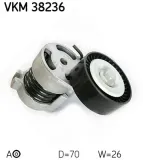 Riemenspanner, Keilrippenriemen SKF VKM 38236