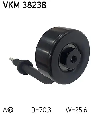 Riemenspanner, Keilrippenriemen SKF VKM 38238 Bild Riemenspanner, Keilrippenriemen SKF VKM 38238