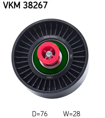 Umlenk-/Führungsrolle, Keilrippenriemen SKF VKM 38267 Bild Umlenk-/Führungsrolle, Keilrippenriemen SKF VKM 38267