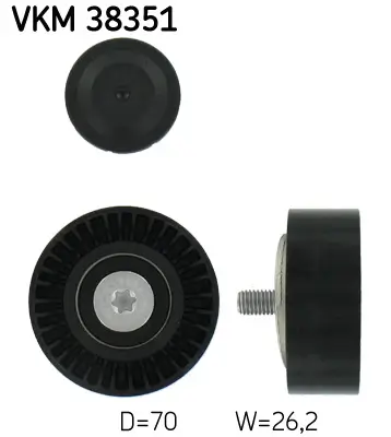 Umlenk-/Führungsrolle, Keilrippenriemen SKF VKM 38351 Bild Umlenk-/Führungsrolle, Keilrippenriemen SKF VKM 38351