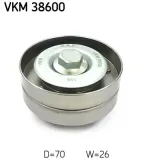 Umlenk-/Führungsrolle, Keilrippenriemen SKF VKM 38600