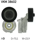 Riemenspanner, Keilrippenriemen SKF VKM 38602