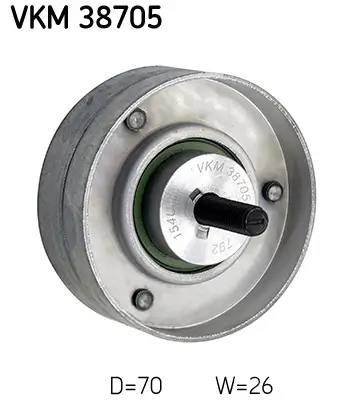 Umlenk-/Führungsrolle, Keilrippenriemen Mitte SKF VKM 38705