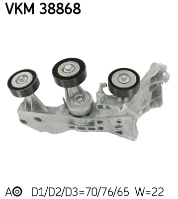 Riemenspanner, Keilrippenriemen rechts SKF VKM 38868 Bild Riemenspanner, Keilrippenriemen rechts SKF VKM 38868