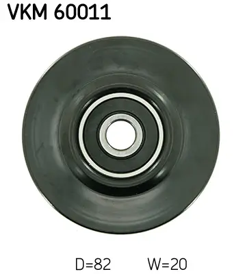 Umlenk-/Führungsrolle, Keilriemen SKF VKM 60011 Bild Umlenk-/Führungsrolle, Keilriemen SKF VKM 60011