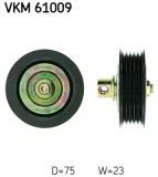 Umlenk-/Führungsrolle, Keilrippenriemen SKF VKM 61009