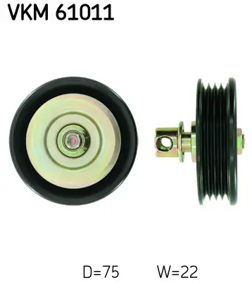 Umlenk-/Führungsrolle, Keilrippenriemen SKF VKM 61011 Bild Umlenk-/Führungsrolle, Keilrippenriemen SKF VKM 61011