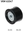 Umlenk-/Führungsrolle, Keilrippenriemen SKF VKM 61047