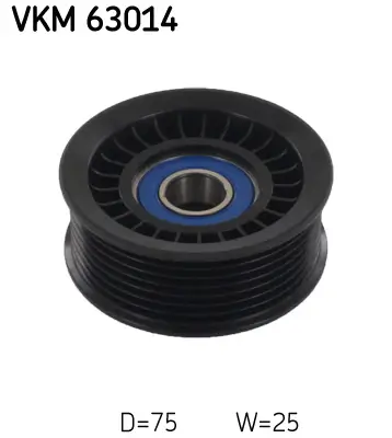 Umlenk-/Führungsrolle, Keilrippenriemen SKF VKM 63014