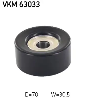 Umlenk-/Führungsrolle, Keilrippenriemen SKF VKM 63033