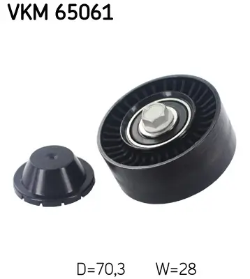 Umlenk-/Führungsrolle, Keilrippenriemen SKF VKM 65061