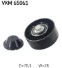 Umlenk-/F&uuml;hrungsrolle, Keilrippenriemen SKF VKM 65061