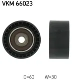 Umlenk-/Führungsrolle, Keilrippenriemen rechts SKF VKM 66023