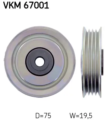 Umlenk-/Führungsrolle, Keilrippenriemen SKF VKM 67001