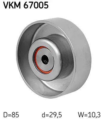 Umlenk-/Führungsrolle, Keilrippenriemen SKF VKM 67005 Bild Umlenk-/Führungsrolle, Keilrippenriemen SKF VKM 67005