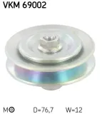 Spannrolle, Keilriemen SKF VKM 69002