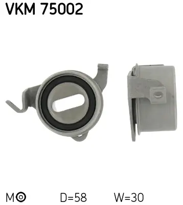 Spannrolle, Zahnriemen SKF VKM 75002