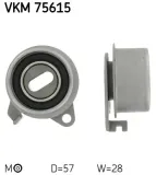 Spannrolle, Zahnriemen SKF VKM 75615
