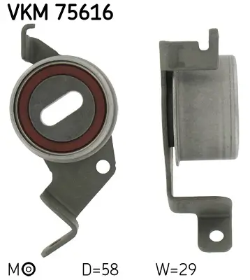 Spannrolle, Zahnriemen SKF VKM 75616