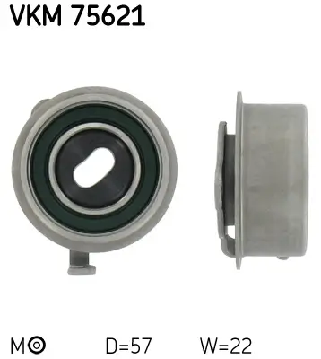 Spannrolle, Zahnriemen SKF VKM 75621 Bild Spannrolle, Zahnriemen SKF VKM 75621