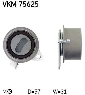 Spannrolle, Zahnriemen SKF VKM 75625