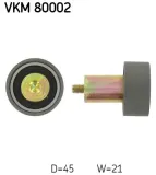 Umlenk-/Führungsrolle, Zahnriemen SKF VKM 80002