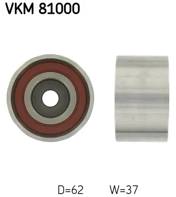 Umlenk-/Führungsrolle, Zahnriemen SKF VKM 81000 Bild Umlenk-/Führungsrolle, Zahnriemen SKF VKM 81000