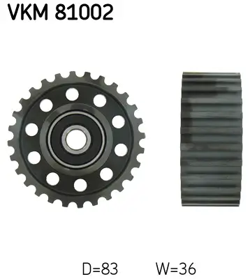 Umlenk-/Führungsrolle, Zahnriemen SKF VKM 81002