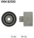 Umlenk-/Führungsrolle, Zahnriemen SKF VKM 82500