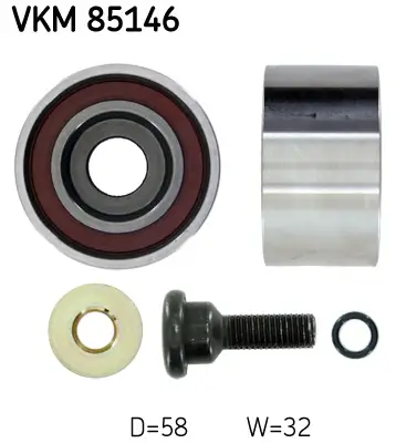 Umlenk-/Führungsrolle, Zahnriemen SKF VKM 85146