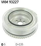 Riemenscheibe, Kurbelwelle SKF VKM 93227