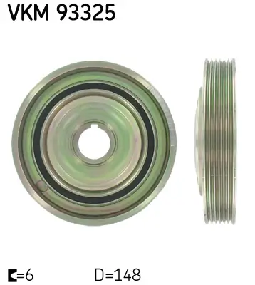 Riemenscheibe, Kurbelwelle SKF VKM 93325