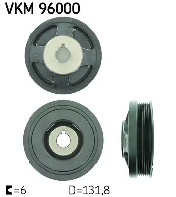 Riemenscheibe, Kurbelwelle SKF VKM 96000