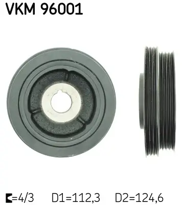 Riemenscheibe, Kurbelwelle SKF VKM 96001