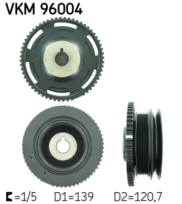 Riemenscheibe, Kurbelwelle SKF VKM 96004