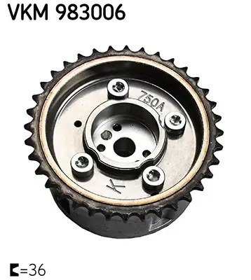 Nockenwellenversteller Einlassseite SKF VKM 983006 Bild Nockenwellenversteller Einlassseite SKF VKM 983006