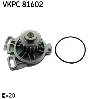 Wasserpumpe, Motorkühlung SKF VKPC 81602