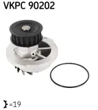 Wasserpumpe, Motorkühlung SKF VKPC 90202