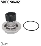 Wasserpumpe, Motorkühlung SKF VKPC 90402