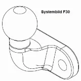 Anhängebock, Anhängevorrichtung WESTFALIA 306351600001