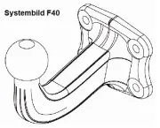 Anhängebock, Anhängevorrichtung WESTFALIA 313272600001